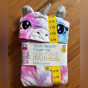Saint Eve Unicorn Beach Robe Size S (7/8)